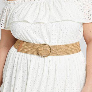 NWT Wide Woven Stretch Belt